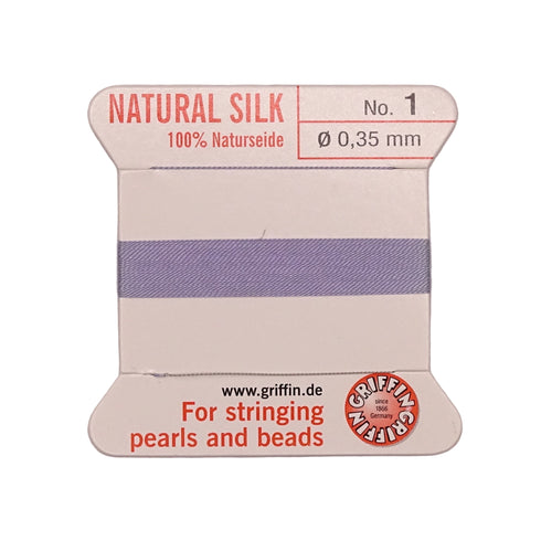 Griffin Silk Thread Lilac No. 1 - 0.35mm